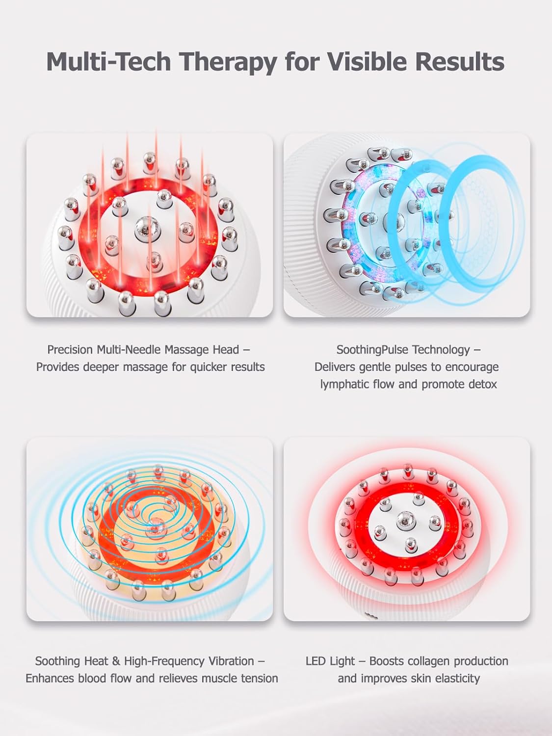 Lymphatic Drainage Massager & Anti Cellulite Massage Tool